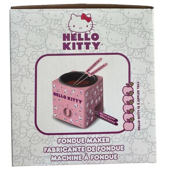 Hello Kitty Chocolate Dipping Fondue Maker - New In Box Includes 4 Fondue Forks - Picture 4 of 6